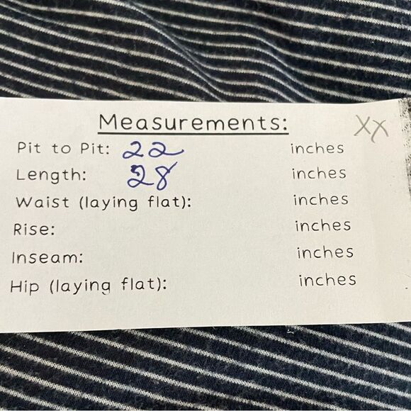 Latched Mama Striped Maternity Pullover Top Large - Picture 6 of 6